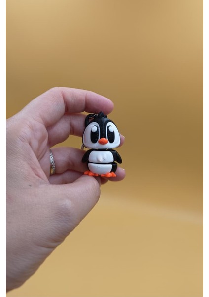 Sevimli Penguen Hareketli Anahtarlık Çanta Süsü Charm indirimleri