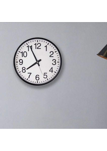 Simplex Duvar Saati - Siyah - 38 cm