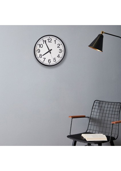 Simplex Duvar Saati - Siyah - 38 cm fiyatları