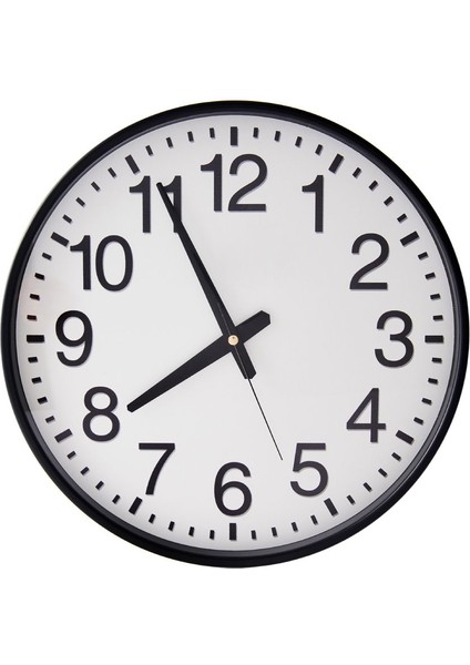 Simplex Duvar Saati - Siyah - 38 cm modelleri