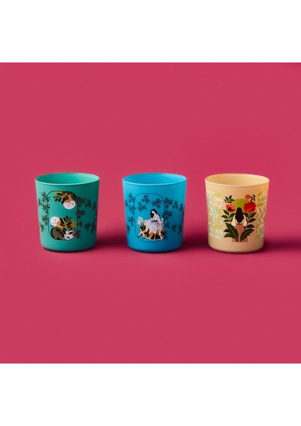 Secret Garden 3'lü Mum Seti - Renkli - 100 gr