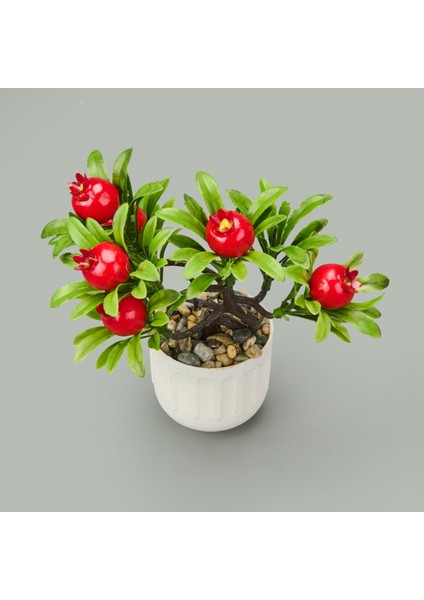 Dekor Yapay Meyve Ağacı - Asorti - 18X18 cm modelleri