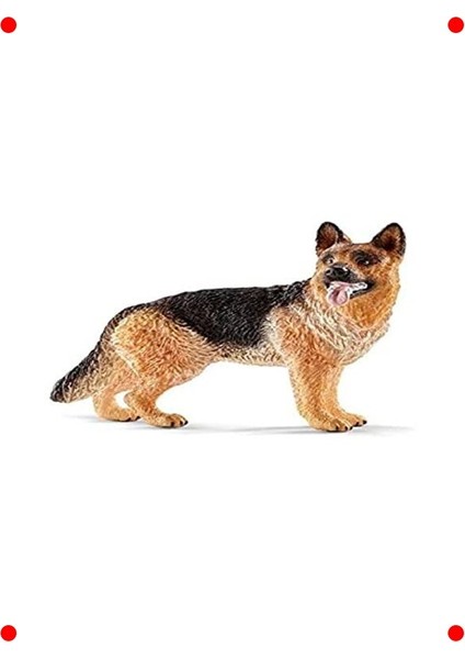 Alman Çoban Köpeği Figürü - Kahverengi