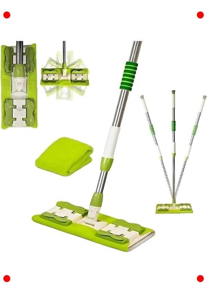 Teleskopik Saplı Mandallı Çok Amaçlı Temizlik Mopu fiyatları