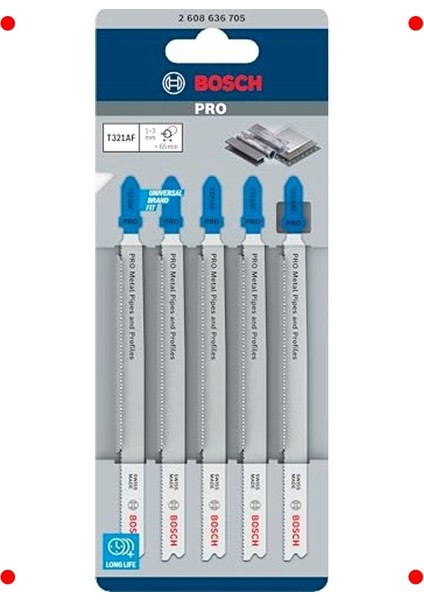 5 Adet Metal Dekupaj Testere Bıçağı (132MM) fiyatları