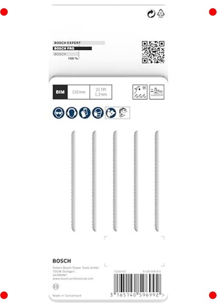 5 Adet Metal Dekupaj Testere Bıçağı (132MM) indirimleri