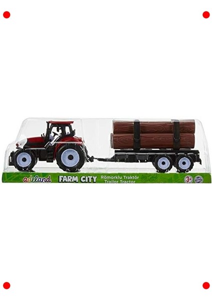 Büyük Römorklu Çiftlik Traktörü Oyuncak - Çocuklar Için
