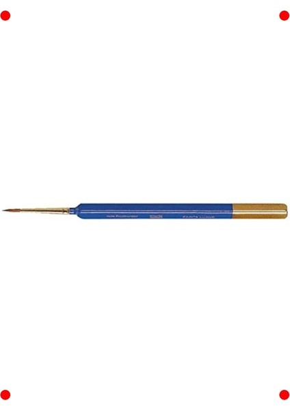 Model Boyama Fırçası - Kırmızı, Ölçü 2