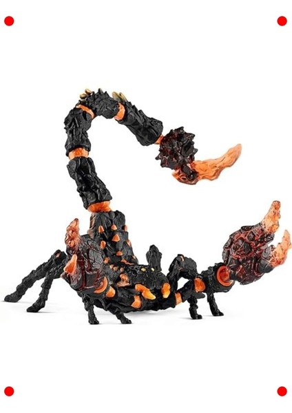 Fantastik Yaratık Figürü - Detaylı Lav Akrebi - Koleksiyonluk