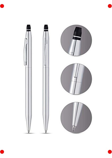 Krom Tükenmez Kalem - Şık ve Kullanışlı modelleri