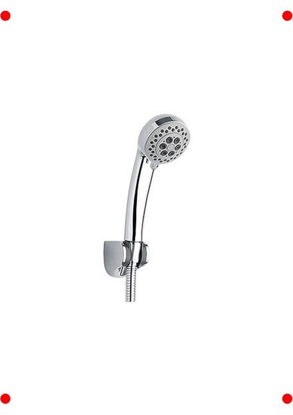 3 Fonksiyonlu Askılı Duş Seti - Kireç Kırıcı