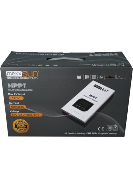 - Inges 100 Amper Mppt Şarj Kontrol Cihazı - 12/24/36/48 Volt Sistem Için Solar Şarj Kesici indirimleri