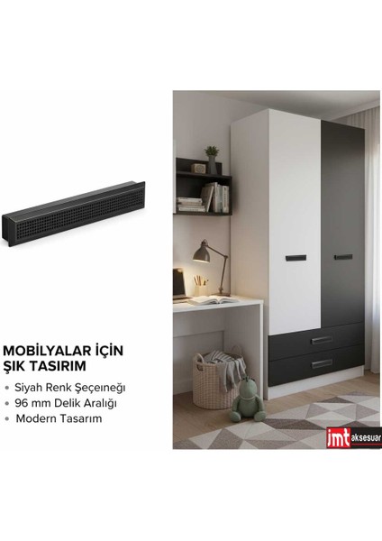 Lüks Monte 96 mm Krom Mobilya Çekmece Dolap Yatak Odası Şifonyer Genç ve Çocuk Odası Kulpu