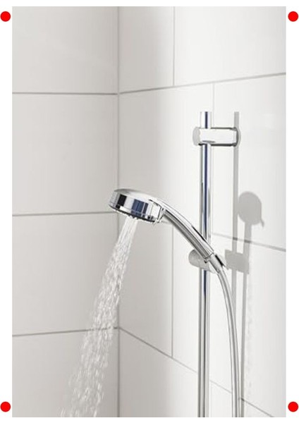 4 Akışlı Su Tasarruflu Krom El Duşu Başlığı fırsatları