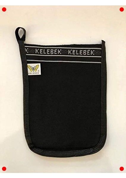 Osmanlı Siyah Kelebek Hamam ve Banyo Kesesi