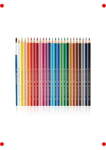 Sulu Boya Kalem Seti 24 Renk + Fırça Hediyeli modelleri