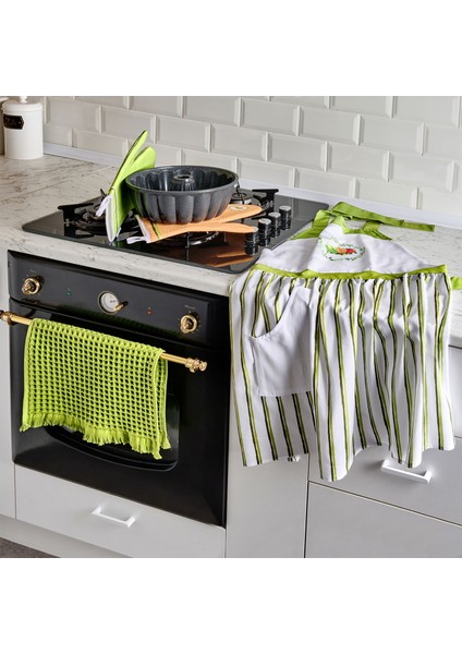 Soft Domates Turşu Desenli Mutfak Önlüğü - Renkli - 80X73 cm fiyatları