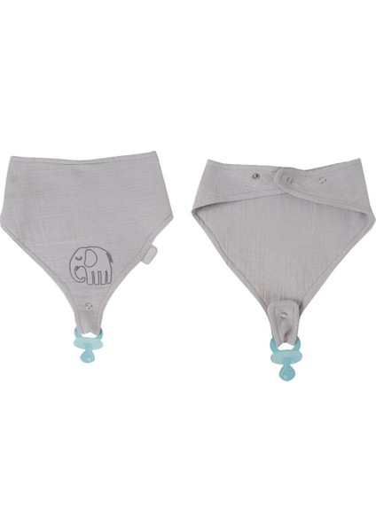 Emzik Askılı Müslin Önlük 837 Gri