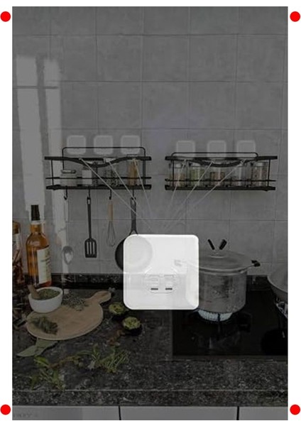 4 Adet Süper Güçlü Yapışkanlı Şeffaf Askı (20KG) modelleri