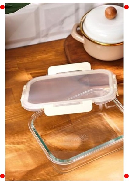 Borosilikat Saklama Kabı - 1050 ml modelleri