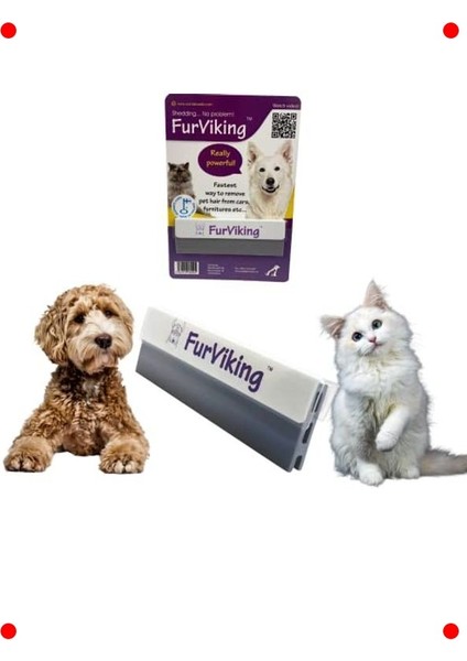 Evcil Hayvan Tüy Toplama Fırçası - Etkili ve Pratik