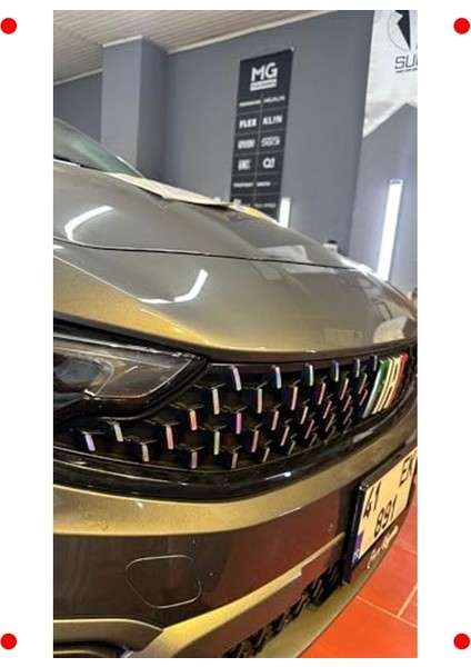 Ön Panjur Sticker Seti - Hologram Efektli