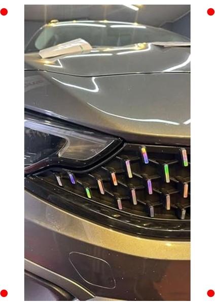 Ön Panjur Sticker Seti - Hologram Efektli fiyatları