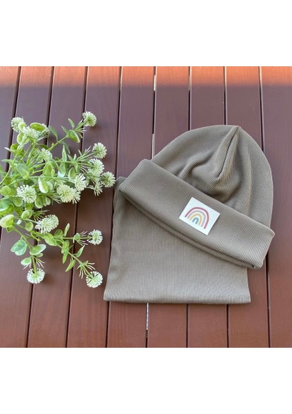 Ribana Pamuk Bere Boyunluk Seti Kışlık 4 / 5 Yaş