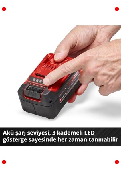 Yüksek Kapasiteli 18V Lityum Iyon Akü Seti (2 Adet) fırsatları