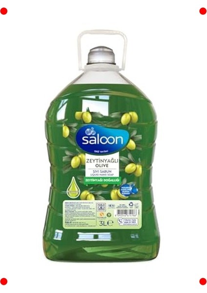 Zeytinyağlı Sıvı Sabun - 3 Litre