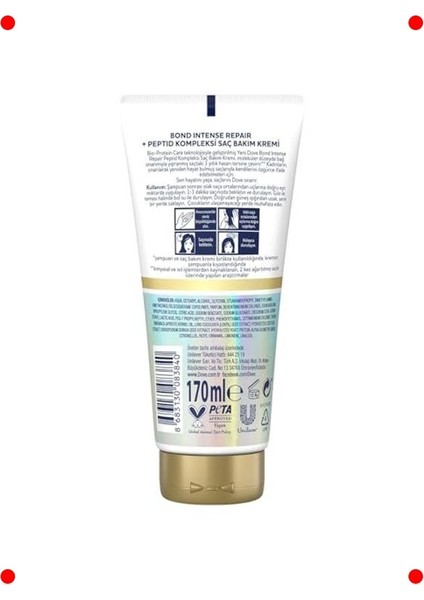 Yoğun Onarıcı Saç Kremi - Peptid Kompleksi 170 ml fiyatları