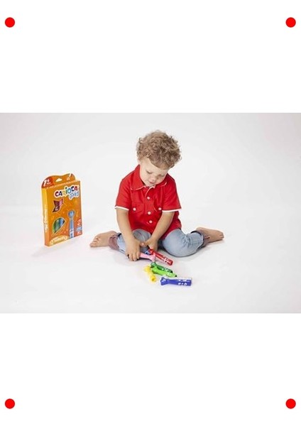 Yıkanabilir Jumbo Bebek Keçeli Kalemler (12 Adet) indirimleri