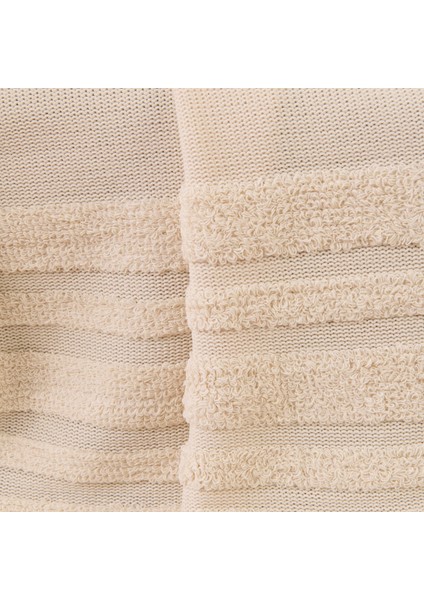 Soft Püsküllü Triko Koltuk Şalı - Ekru - 120X160 cm modelleri