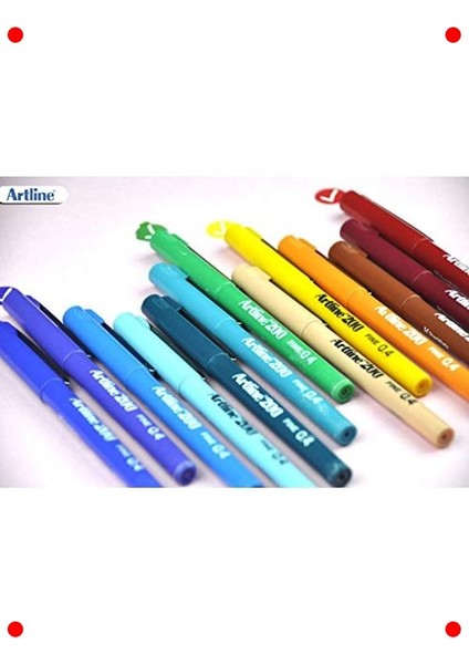 Kahverengi Ince Uçlu Yazı Kalemi, 0.4 mm fırsatları