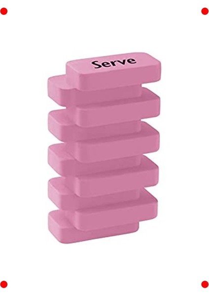 Pembe Silgi Seti - Çift Taraflı ve Adımlı Kullanım (3'lü) fırsatları