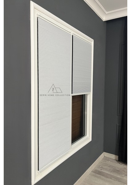 Honeycomb Beyaz Plise Perde Karartma ve Isı Yalıtım Özellikli modelleri