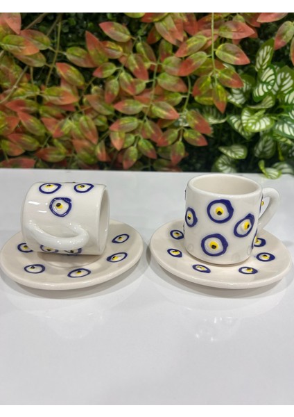 %100 El Yapımı Seramik Kahve Fincanı