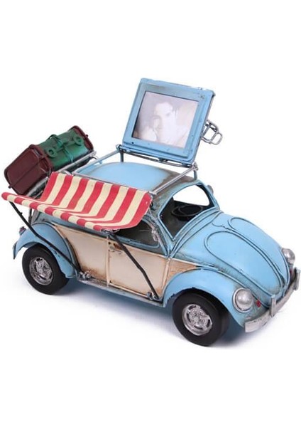 Dekoratif Metal Araba Çerçeveli ve Tenteli Vintage Hediyelik fiyatları