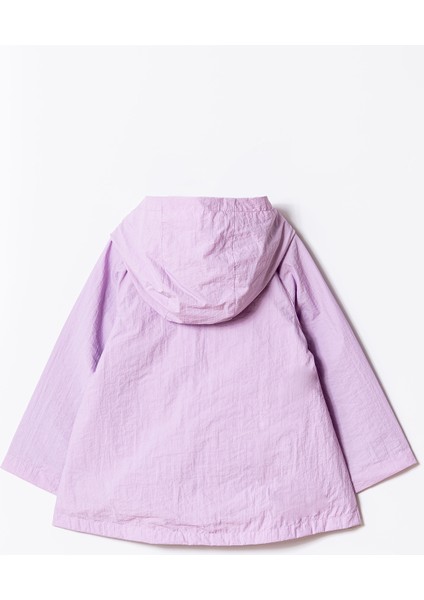 Kız Kapüşonlu Nakışlı Yağmrluk & Rüzgarlık 1 - 5 Yaş