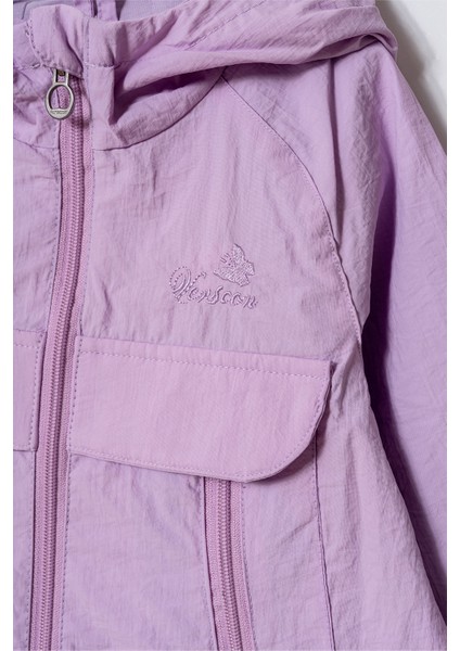 Kız Kapüşonlu Nakışlı Yağmrluk & Rüzgarlık 1 - 5 Yaş fırsatları