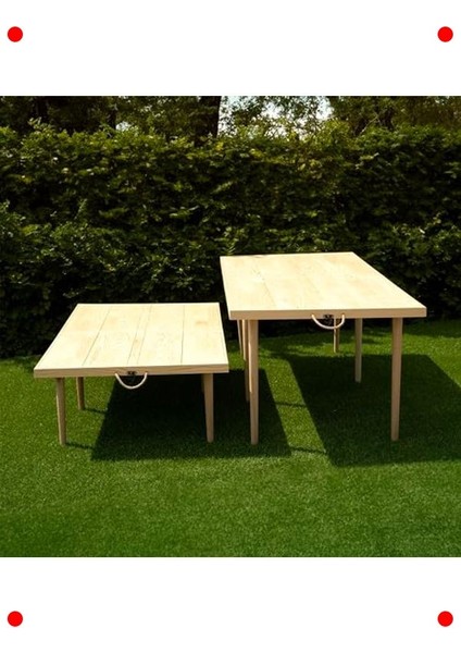 Katlanır Çok Amaçlı Masa 75X180 cm - Naturel fiyatları