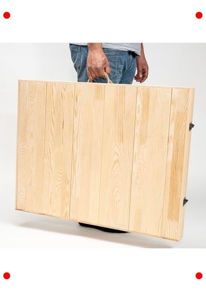 Katlanır Çok Amaçlı Masa 75X180 cm - Naturel fırsatları