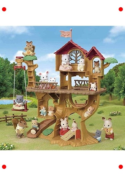 Sevimli Karakterler Için Ağaç Ev Oyun Seti modelleri