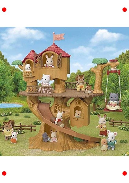 Sevimli Karakterler Için Ağaç Ev Oyun Seti fırsatları