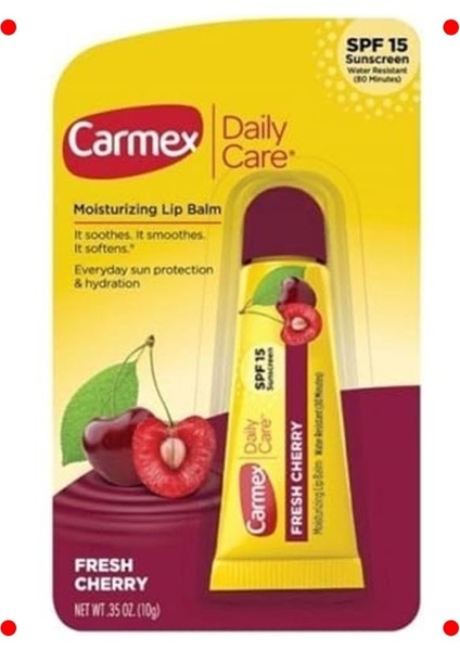 SPF15 Korumalı Vişneli Dudak Bakım Kremi 10 gr