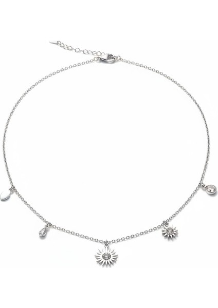 316L Paslanmaz Çelik Kadın Güneş Kolye | Yusso