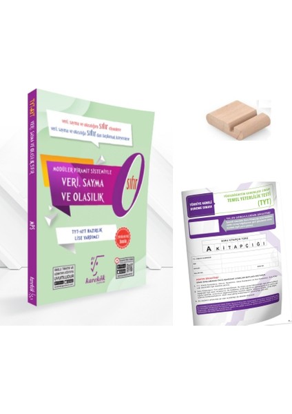 Veri Sayma ve Olasılık Sıfır Konu Özetli Soru Bankası Tyt 2026+TELEFON Tutucu+Tyt Deneme