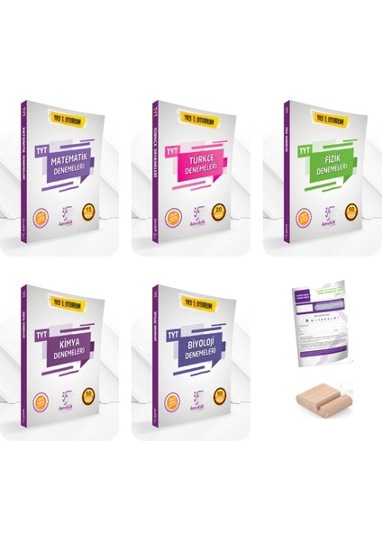 Tyt Matematik Branş Denemeleri + Tyt Türkçe Branş Denemeleri + Tyt Fizik Branş Denemeleri + Tyt Kimya Branş Denemeleri + Tyt Biyoloji Branş Denemeleri + Telefon Tutucu+Deneme