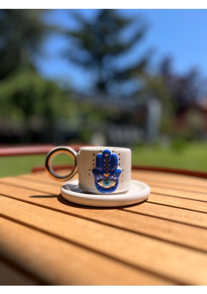 4'lü Seramik Blue Eye Fincan Takımı fiyatları