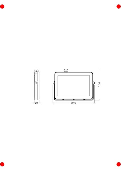 50W Dış Mekan LED Projektör Beyaz Işık fiyatları